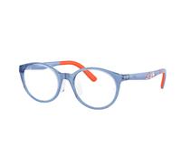 Ray-Ban Eyeglasses Children Ray-Ban Disney - Zootopia Optical Kids - Lilac On Rubber Orange Frame Clear Lenses Polarized 47-17