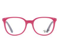 Ray-Ban Eyeglasses Children Ray-Ban Disney - Lilo & Stitch Optical Kids - Fucsia & Rubber Blue Frame Clear Lenses 45-16