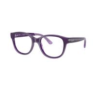 Ray-Ban Eyeglasses Children Rb1950 Optics Kids Bio-based - Violet On Transparent Violet Frame Clear Lenses Polarized 44-17