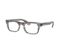 Ray-Ban Eyeglasses Children Burbank Optics Kids - Striped Grey Frame Clear Lenses Polarized 41-19