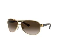 Ray - Ban Man Ray - Ban RB3386 RB3386 001/13 Sunglasses Steel Gold Brown Pilot Normal Shaded