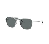 Ray - Ban Man Ray - Ban RB3588 925181 Sunglasses Metal Silver Grey Squared Polarized