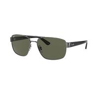 Ray - Ban Man Ray - Ban RB3663 004/58 Sunglasses Metal Grey G15 Geometric Polarized