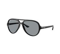 Ray - Ban Man Ray - Ban RB4125 CATS 5000 601/R5 Sunglasses Injected Black Grey Pilot Normal