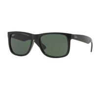 Ray - Ban Man Ray - Ban RB4165 JUSTIN 601/71 Sunglasses Injected Black Green Squared Normal