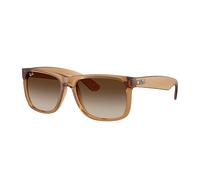 Ray - Ban Man RB4165 JUSTIN 681413 Sunglasses Nylon Brown Brown Squared Normal Shaded