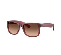 Ray - Ban Man Ray - Ban RB4165 JUSTIN 6815A5 Sunglasses Nylon Violet Transparent Squared Normal