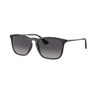 Ray - Ban Man Ray - Ban RB4187F CHRIS 622/8G Sunglasses Injected Black Grey Squared Normal Shaded