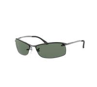 Ray - Ban Man RB3183 RB3183 004/71 Sunglasses Metal Grey Green Squared Normal