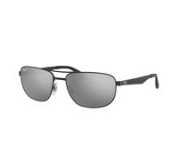 Ray - Ban Man RB3528 006/82 Sunglasses Metal Black Silver Squared Polarized