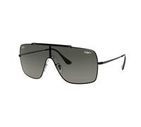 Ray - Ban Man RB3697 WINGS II 002/11 Sunglasses Metal Black Grey Squared Normal Shaded