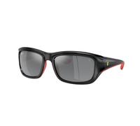 Ray - Ban Man RB4405M F6016G Sunglasses Nylon Black Silver Squared Normal Mirror