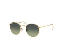 Ray-Ban Man Sunglass RB3447 Round Metal - Frame color: Arista Gold, Lens color: Green Vintage