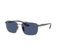 Ray-Ban Man Sunglass RB3715M Scuderia Ferrari Collection - Frame color: Gunmetal, Lens color: Dark Blue