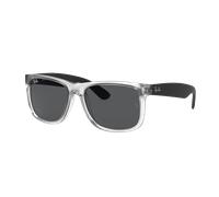 Ray-Ban Man Sunglass RB4165 Justin Color Mix - Frame color: Transparent, Lens color: Dark Grey
