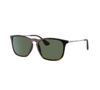 Ray-Ban Man Sunglass RB4187 Chris - Frame color: Light Havana, Lens color: Dark Green