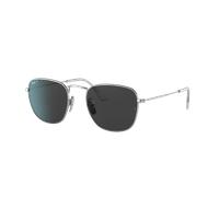 Ray-Ban Man Sunglass RB8157 Frank Titanium - Frame color: Silver, Lens color: Black