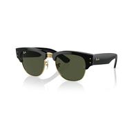 Ray-Ban Sunglasses RB0316-S MEGA CLUBMASTER 901/31 Black on Gold with G-15 53 mm