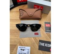 Ray-Ban Sunglasses RB0316-S MEGA CLUBMASTER 901/31 Black on Gold with G-15 53 mm