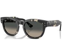 Ray - Ban Unisex RB0298S MEGA HAWKEYE 133371 Sunglasses Acetate Turtle Grey Squared Normal Shaded