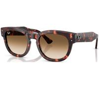 Ray - Ban Unisex RB0298S MEGA HAWKEYE 133451 Sunglasses Acetate Turtle Brown Squared Normal Shaded