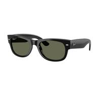 Ray-Ban Sunglasses Unisex Mega Wayfarer II - Black Frame Green Lenses Polarized 52-21