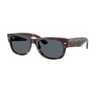 Ray-Ban Sunglasses Unisex Mega Wayfarer II - Havana Frame Blue Lenses 55-21