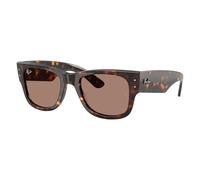Ray - Ban RB0840S MEGA WAYFARER 902/1A Unisex Sunglasses Acetate Turtle Violet Squared Normal