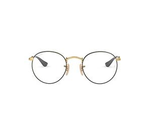 Ray-Ban Men’s 0RX 3447V 2991 50 Optical Frames, Gold (Gold On Top Black)