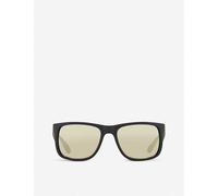 Ray-ban Mens 622/5ablack Rb4165 Justin Rectangular Sunglasses 54mm