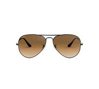 Ray-Ban Men's Aviator Sunglasses, Silver, 55 mm UK