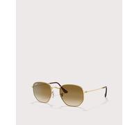Ray-Ban RB3548N Hexagonal Gold Brown 912443