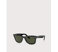 Ray-Ban Unisex Sunglasses Wayfarer 2140 901 Black Green G-15 Large 54mm - One Size