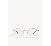 Ray-Ban Mens Ray-Ban Rb3947V Phantos-Frame Glasses Gold