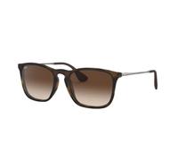 Ray-Ban Mens Sunglasses Chris 4187 856/13 Rubber Havana Gradient Brown - One Size