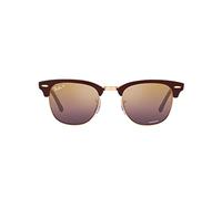Ray-Ban Men's Rb3016f Clubmaster Low Bridge Fit Square Sunglasses, multicoloured, 55 mm