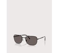 Ray-Ban Mens RB3755 Sunglasses - Colour: 002/B1 Polished Black-Dark Grey Lens - Size: One Size