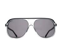 Ray-Ban Men's Square Blue on Transparent Dark Grey Bill RB2198 in Clear Ray-Ban Clear One Size