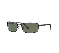 Ray-Ban Men's Sunglasses RB3498 61 mm, Black (002/71 61), One Size