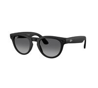 Ray - Ban Unisex Ray - Ban Meta RW4013 Headliner 601ST3 - GEN 2 Sunglasses Injected Black Grey Pantos Polarized Shaded