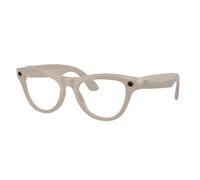 Ray-Ban Meta (Gen 2) Skyler AI Glasses - 12 MP Ultra-Wide Camera, 3K Ultra HD, Open-Ear Audio, Meta AI - 2X Battery Life - Shiny Chalky Grey/Transitions® Clear to Sapphire