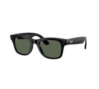 Ray-Ban Unisex RW4012 Ray-Ban | Meta Wayfarer - Frame color: Black, Lens color: G-15 Green