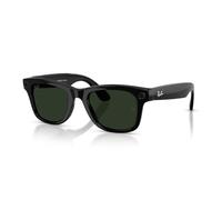 Ray-Ban Meta (Gen 2), Wayfarer Large, Shiny Black, Transitions® Graphite Green Lenses