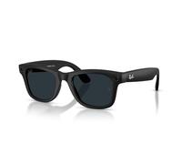Ray - Ban Unisex Meta RW4012 Wayfarer 601S1Z Sunglasses Injected Black Transparent Squared Transitions Photochromatic