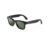 Ray-Ban Meta Gen 3 Wayfarer AI Glasses - Matte Black - Transitions Lenses | Over 8H Battery, 6-Mic Array, Slim Frame - Transitions® Graphite Green clear-to-dark lenses with a Matte Black frame