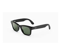Ray-Ban Meta Gen 3 Wayfarer L - Matte Black - Transitions Lenses | Over 8H Battery, 6-Mic Array, Slim Frame - Transitions® Graphite Green clear-to-dark lenses with a Matte Black frame