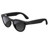 Ray - Ban Unisex Ray - Ban Meta RW4013 Headliner 601ST3 - GEN 2 Sunglasses Injected Black Grey Pantos Polarized Shaded