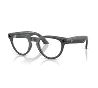 Ray - Ban Unisex Ray - Ban Meta RW4013 Headliner 6702CE - GEN 2 Sunglasses Injected Grey Transparent Pantos Transitions Photochromatic