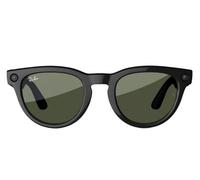 Ray-Ban Unisex RW4009F Ray-Ban | Meta Low Bridge Fit Headliner - Frame color: Black, Lens color: Green