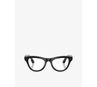 Ray-Ban Meta Ray-Ban Meta Rw4014 Skyler Cat-Eye Frame Injected Meta AI Glasses Black